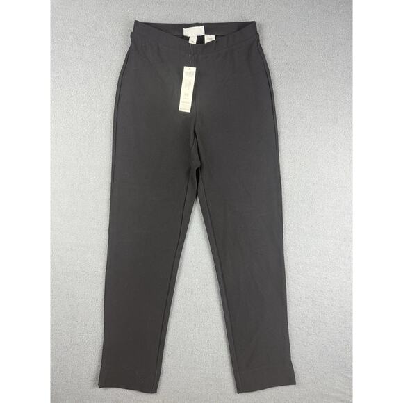 NWT Marla Wynne For Chico's Crepe Fitted Black Ankle Pants Size XSmall - Picture 1 of 8
